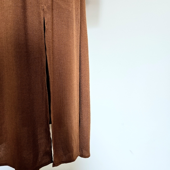 ZARA Midi Dress with Shoulder Details - Picture 9 of 13